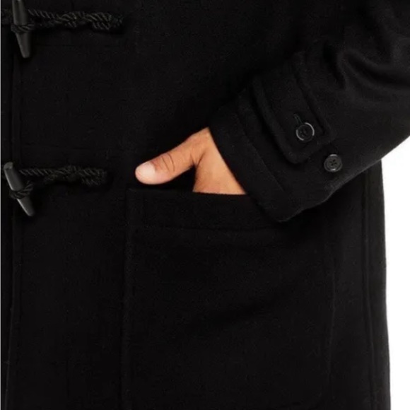 Polo Ralph Lauren Wool Duffel Coat Herringbone Men Jacket Limited Edition Sz 36R - Picture 4 of 11